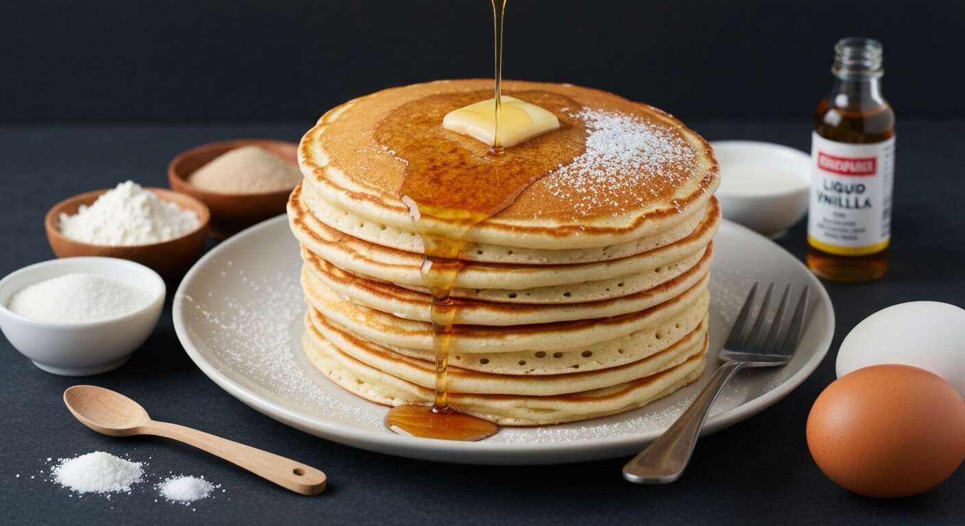 « J'ai testé cette recette de "pancakes" américains, ils sont ultra-épais et moelleux, un régal »