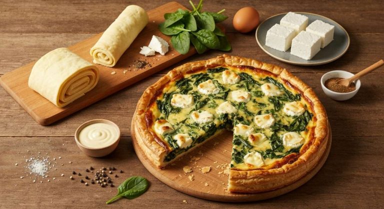 « Mon fils détestait les épinards jusqu'à ce que je lui prépare cette tarte salée, maintenant il en redemande »